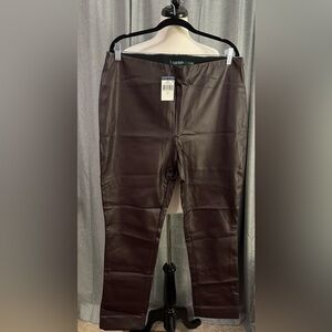 Lauren by Ralph Lauren Faux Leather Pants